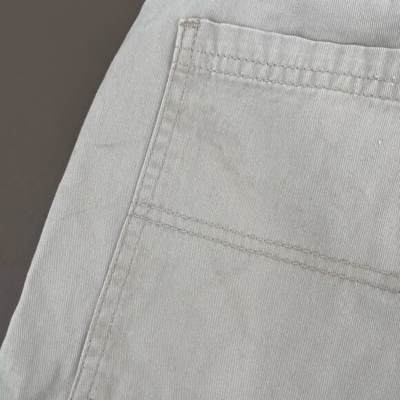 Wrangler Cargo Shorts Neutral Khaki Cream Thrashed Junk Summer Workwear Size 34 - Picture 11 of 12